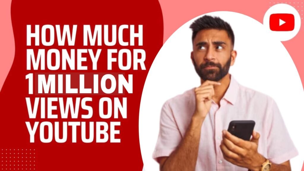 1 million views earning in youtube